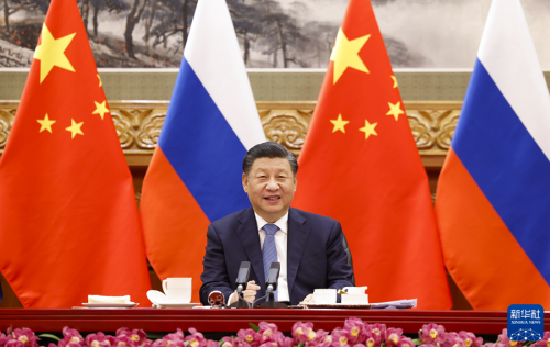 President Xi Jinping Had a Virtual Meeting with Russian President Vladimir Putin